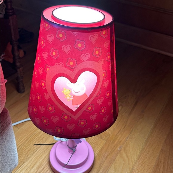 Vintage 2003 Peppa pig double shade lamp pink - Picture 7 of 7